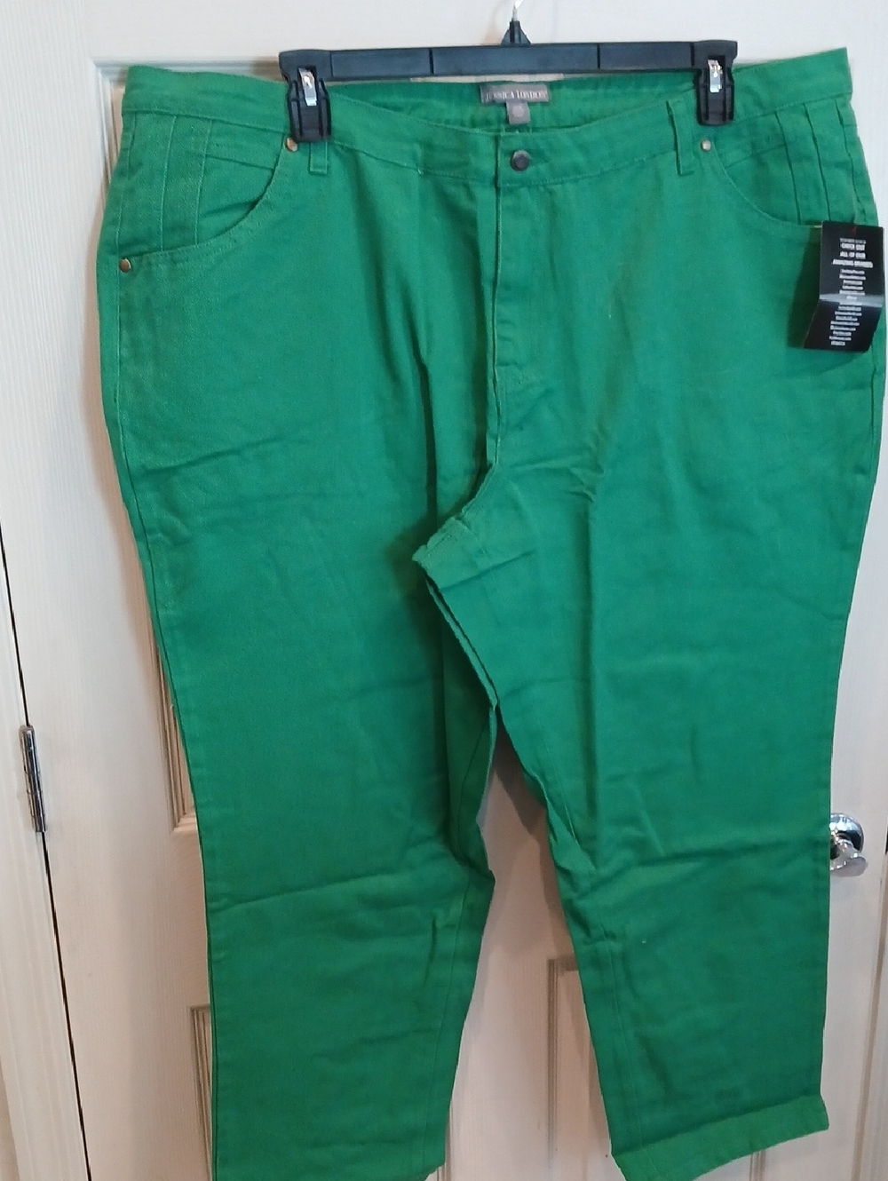 Jessica London Green Straight Leg Women's Jeans